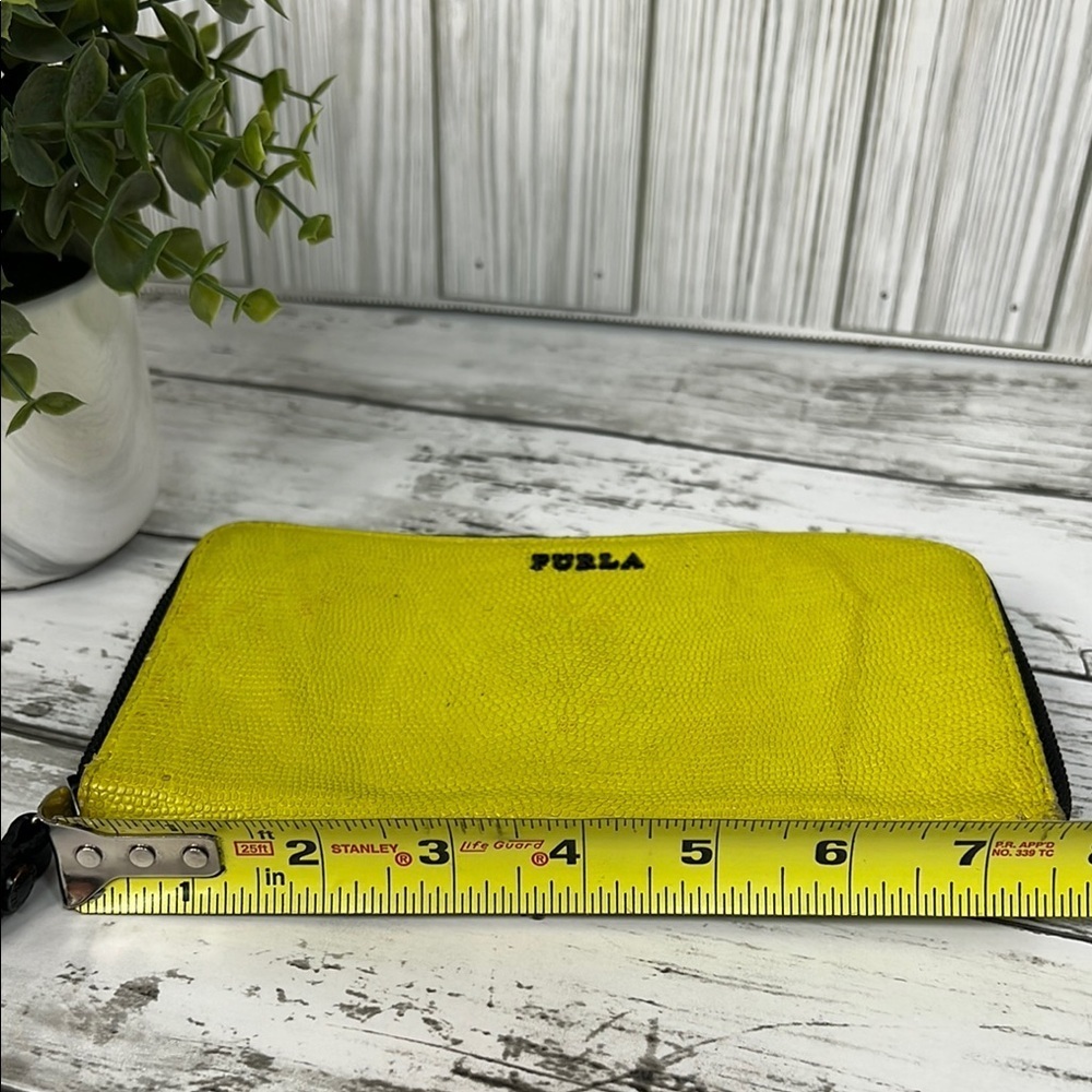 Furla Yellow and Black Wallet - Picture 12 of 12